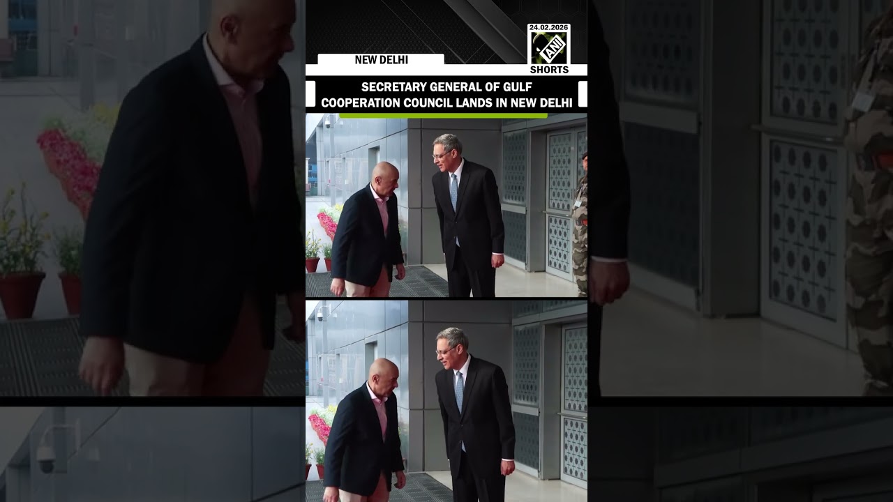 Secretary General of Gulf Cooperation Council Jasem Mohammad Al Budaiwi arrives in New Delhi