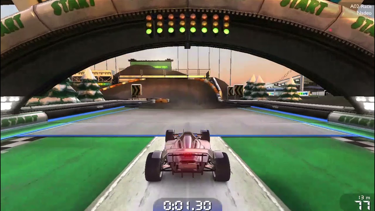 TrackMania Nations Forever A02 Race Silver Medal 