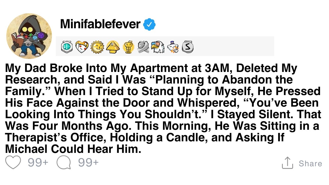 [FULL STORY] When did you realize your dad needed to go to therapy?