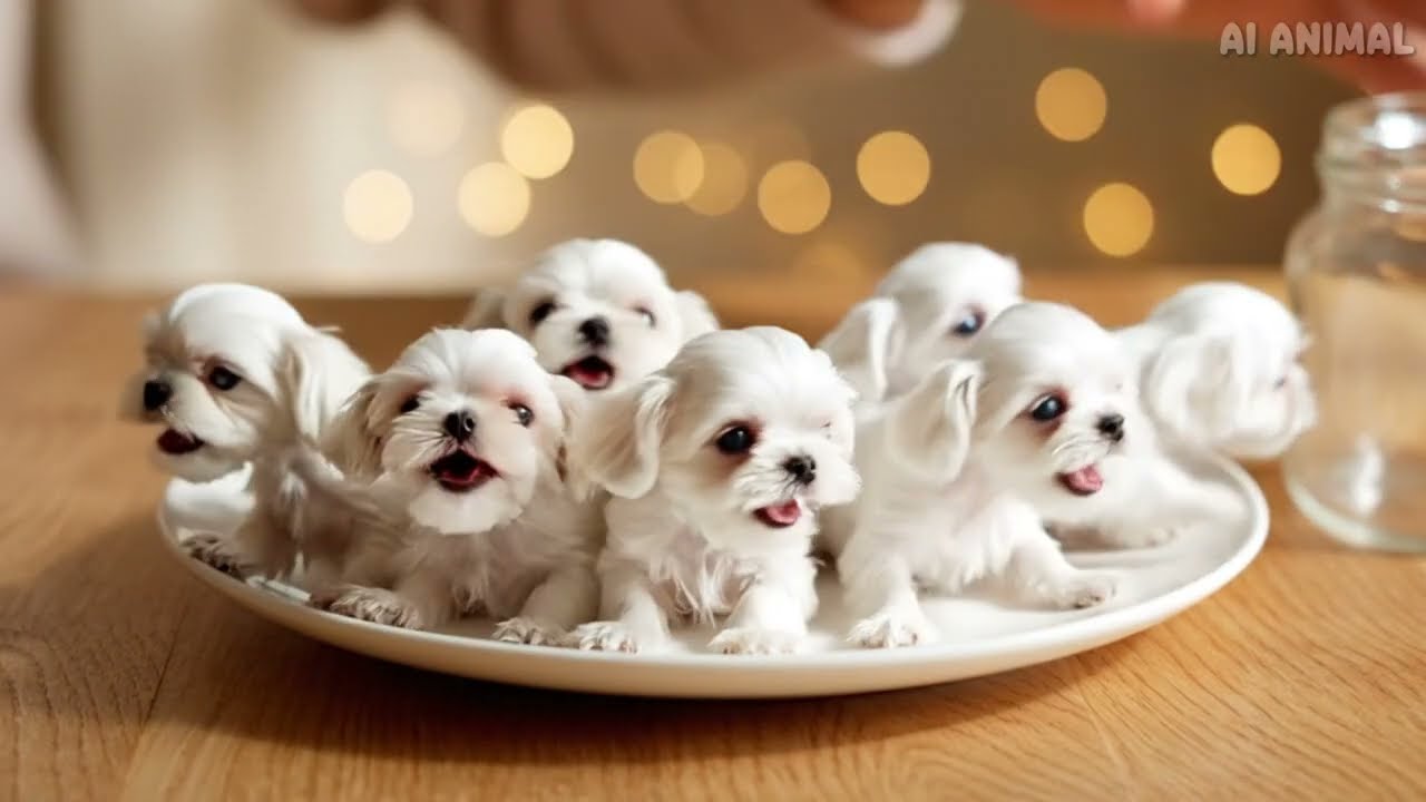 ASMR Pour Animals out of The Glass | AI Animal