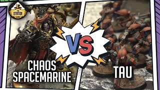 Мультшоу Ходим разом Chaos Spacemarine vs Tau Battlereport Warhammer 40000