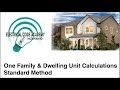 WEBINAR REPLAY - One-Family Dwelling Calculations-Standard Method