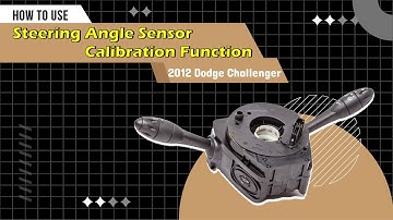 How to Use Steering Angle Sensor Calibration Function on SDS | 2012 Dodge Challenger