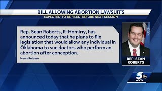 Oklahoma lawmaker plans to file bill allowing people to sue doctors who perform abortions