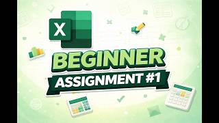 Excel For Beginner Assignment  #1 solution Net Worth