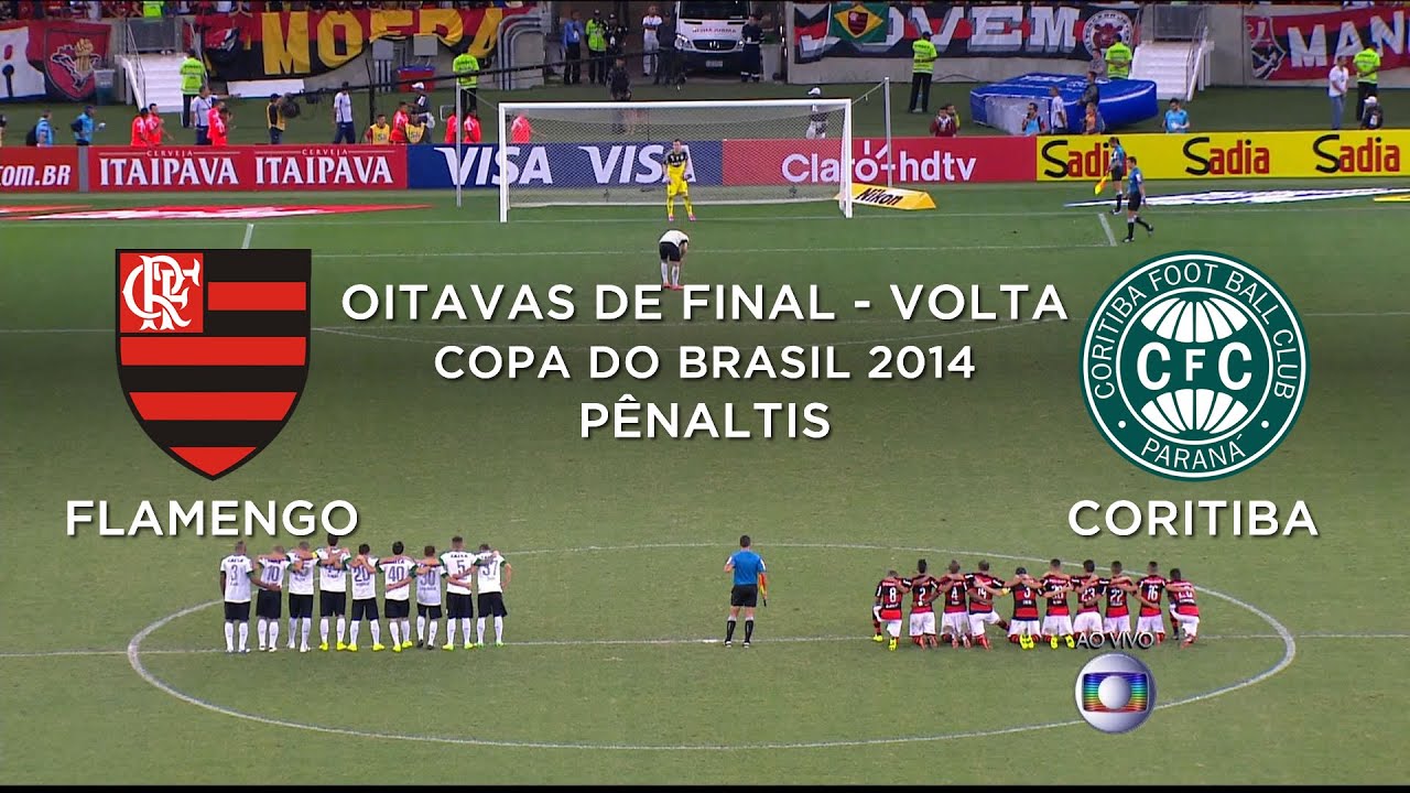 Pênaltis - Flamengo-RJ 3 x 2 Coritiba-PR - Copa do Brasil 2014 - 03/09/2014  