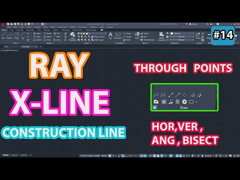 What Are X Line And Ray Commands Used For In Autocad