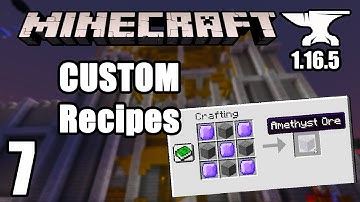Add CUSTOM RECIPES to Minecraft 1.16.5 | Forge 1.16.5 Modding #7