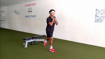 Goblet Split Squat with Rotation