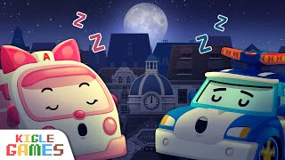 잠자기 | 로보카폴리 | 경찰차 구급차 소방차 직업 생활 습관놀이 중장비 어린이교육 애니메이션 자장가 자기전 | 키글 게임 KIGLE GAMES screenshot 2