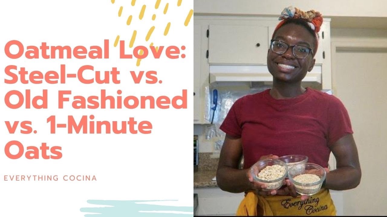 Oatmeal Love♥️ : Steel Cut vs. Old Fashioned vs. 1 Minute Oats