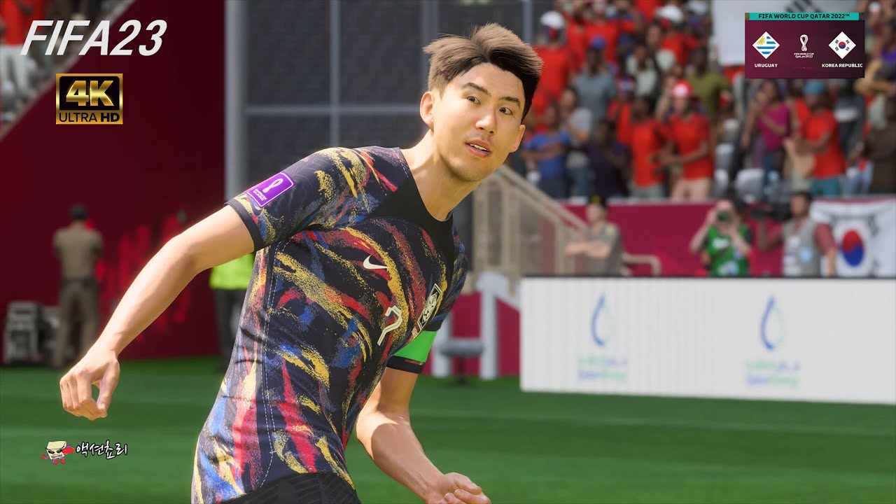 FIFA23    '4K'   (FIFAWorldCupQatar2022)  Group  H  "South Korea" VS "Uruguay"