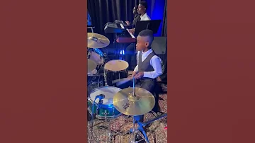 10 year old on drums🔥🤯 #canada #music #seben