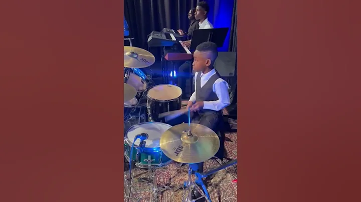 10 year old on drums🔥🤯 #canada #music #seben