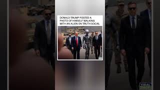 "Trump just dropped the wildest Truth Social ye🔥🤔t."#trump #viral #alien
