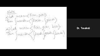 More on Vector Valued Functions (part 2)