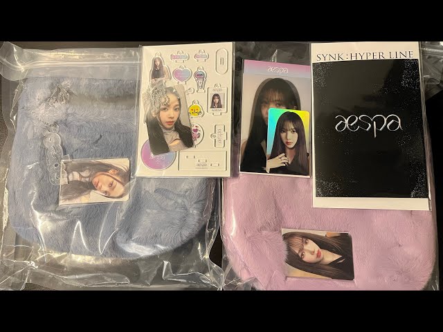 Unboxing] aespa 1st Concert SYNK : HYPER LINE MD ⟡ Karina Merch