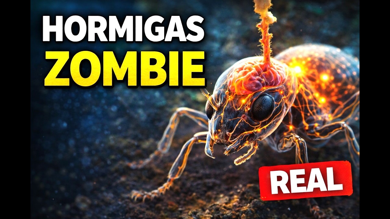 Hormigas ZOMBIE: el hongo que las controla (y es real)
