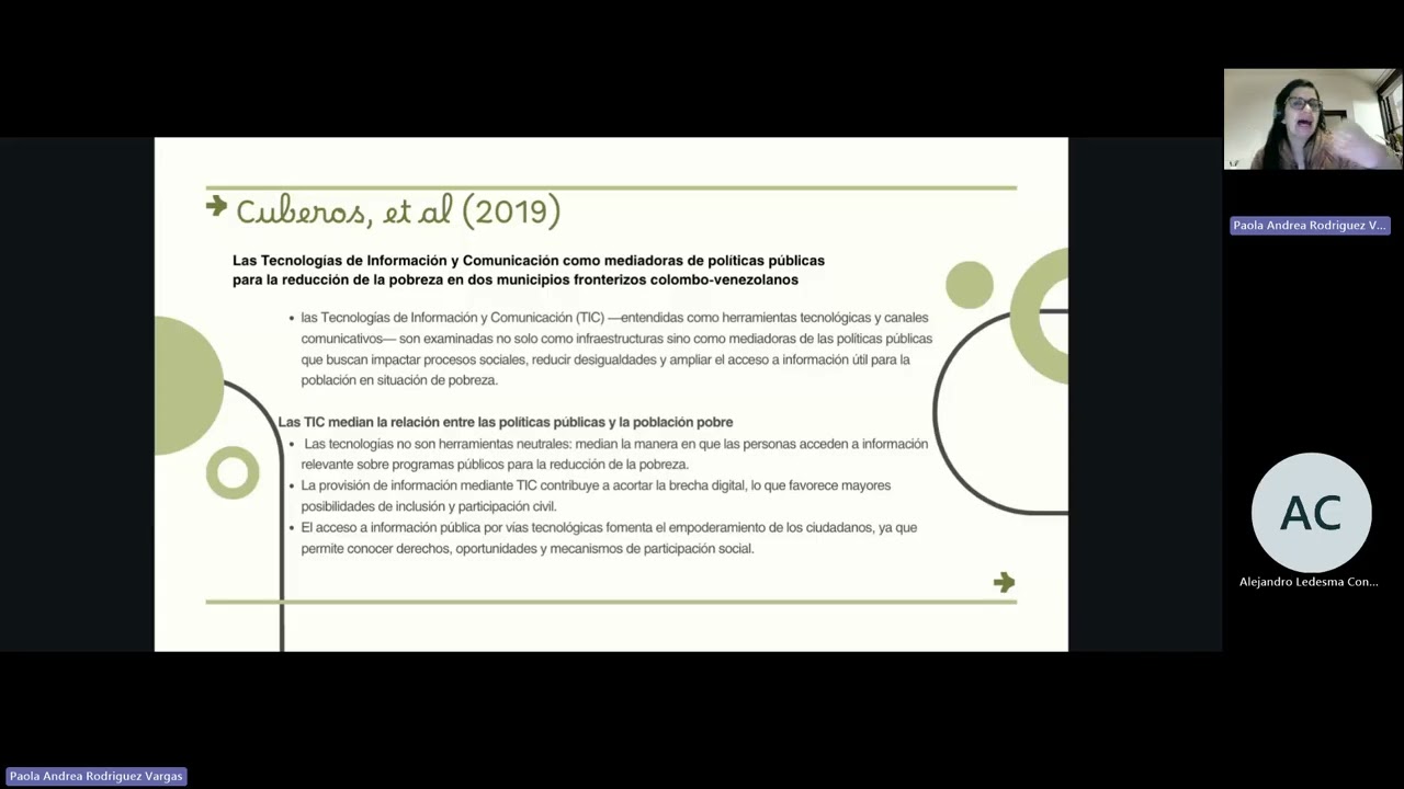 Segunda webconference Políticas Públicas de Comunicación