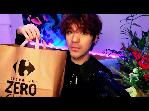ASMR po polsku ŚWIĄTECZNY HAUL ZAKUPOWY (szept, pokazywanie)