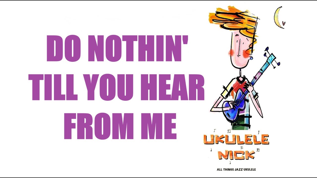 Do Nothin' Till You Hear From Me - jazz ukulele fingerstyle tutorial (with tabs)