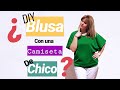 💚 TUTORIAL cómo hacer una BLUSA sencilla [sin patrones ✂️] 🤩 || BLUSA muy facil sin patrones