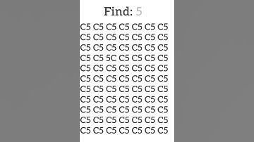 Spot the hidden 5C asked in this puzzle. #spot #hidden #iqtest #braintest #riddles #iq