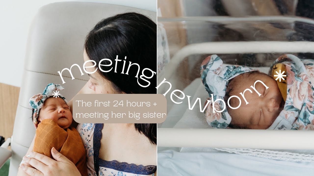BRINGING NEWBORN BABY HOME FROM HOSPITAL! - She is here... meeting her ...