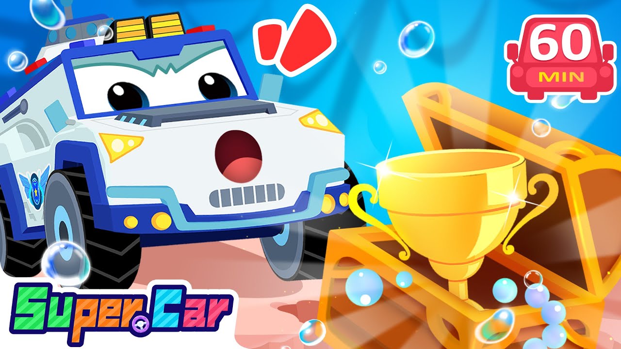 海底尋寶 🌊💎｜潛入神秘海底尋找失落寶藏！｜探險故事 🗺️｜勇氣與智慧 ✨｜兒童動畫 🎥｜超級汽車