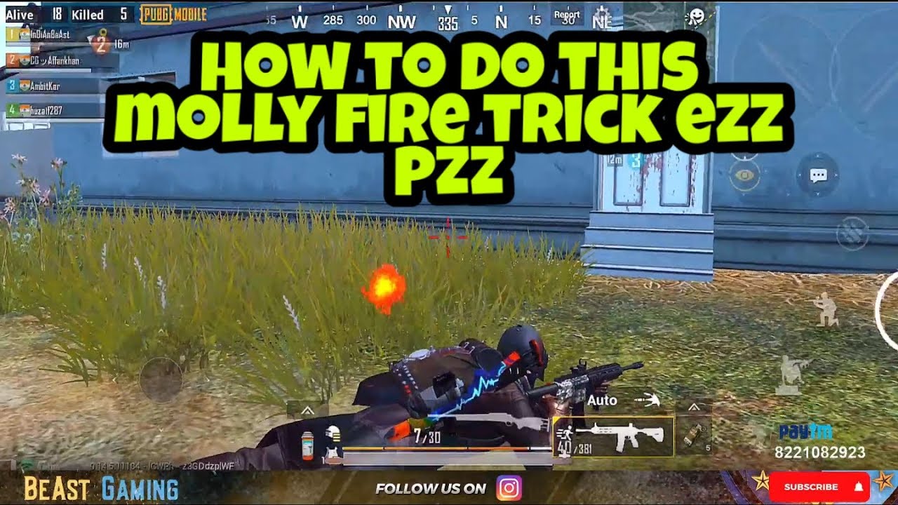 How to do Molly Glitch in PUBG Mobile Live