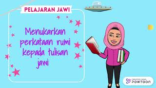 Menukar ejaan rumi kepada jawi untuk murid Tahap 1 (Suku kata tertutup)