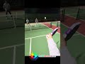 Pickleball doubles POV you have to see | Ray-Ban Meta POV #shorts