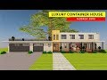 Container house design luxury 5 bedroom ultramodern home