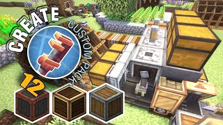 How to build Automatic Casing Contraption in Minecraft Create! Ep.12