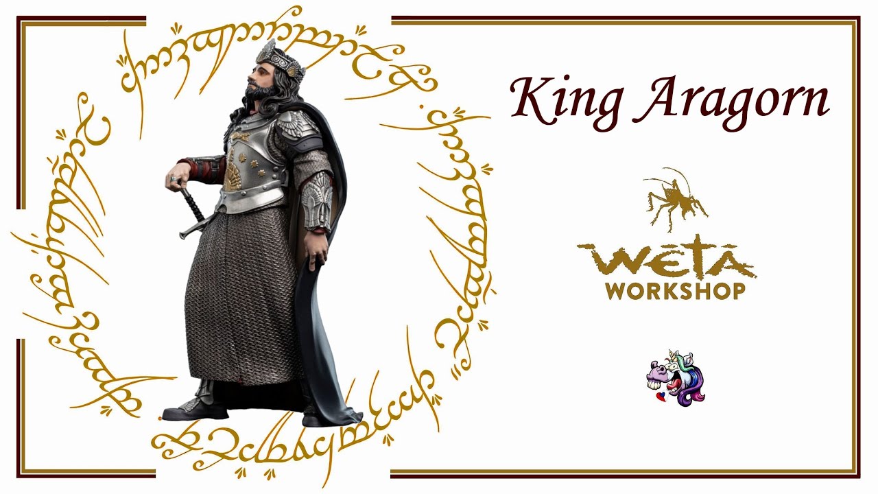 Weta King Aragorn Mini Epics - unboxing and review