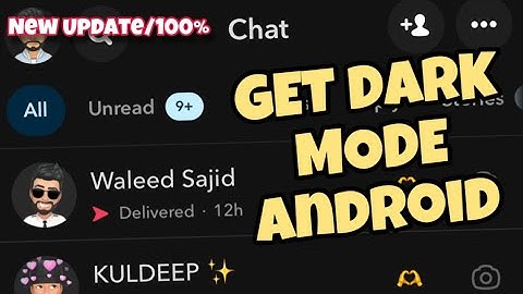 New Update Alert: Dark Mode for Snapchat on Android & iOS | Step-by-Step Guide