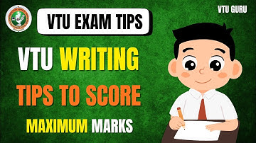 How to Write VTU Answers to Score Maximum Marks | VTU Exam Tips 2025 | VTU Exam Writing Tips 2025