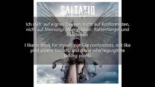 Keiner von Millionen lyrics and English translation