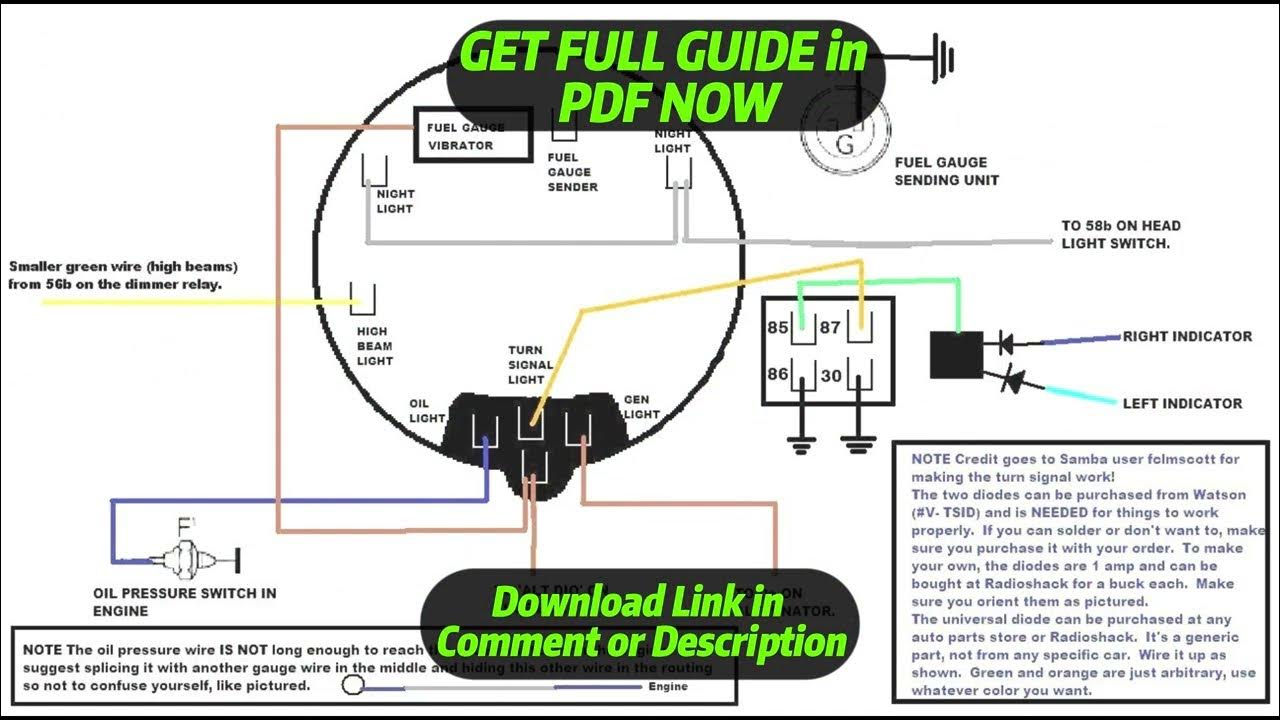 [DIAGRAM] 67 Pontiac Tach Wiring Diagram YouTube