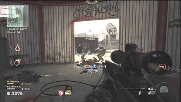 MW3: Survival Dome Round 23 With Sniper ONLY (MUST SEE!)