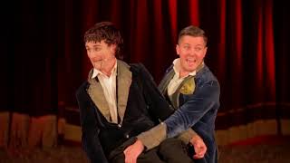 Michael Fletcher and Tweedy the clown