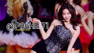 4K 251225 가요대전 Introspaghetti 르세라핌 카즈하 직캠