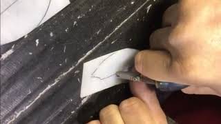 How To Cut An Inside Curve On Art Gl Using Kokomo Opalescent Gl
