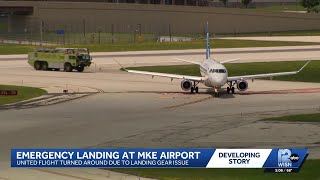 United Airlines flight lands safely after emergency alert