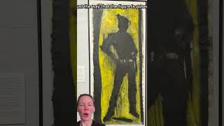 Art Critic in 1 Minute Richard Hambleton Untitled #graffiti #artwork #artist #artreview #painting