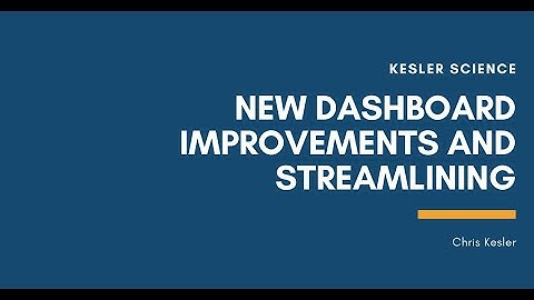 Kesler Science Membership Dashboard Improvements and Streamlining