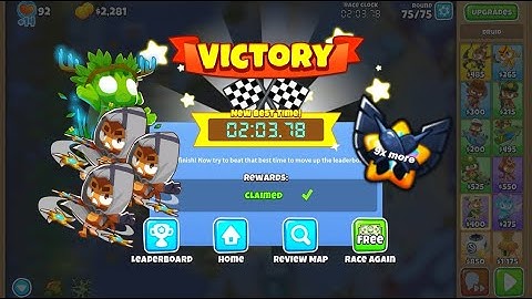 1st Place!!! - BTD6 Race "SHHHHHH" in 2:03.78
