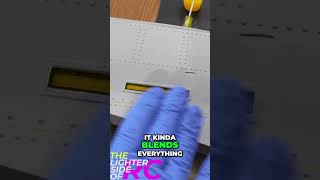 Model Helicopter: Perfecting Adhesive Application & Revealing the Final Look! #shorts