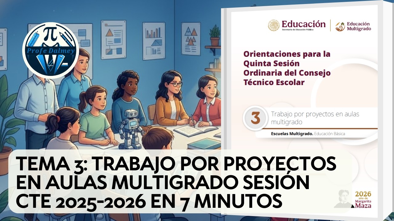 TEMA 3: TRABAJO POR PROYECTOS EN AULAS MULTIGRADO SESIÓN CTE 2025-2026 ...