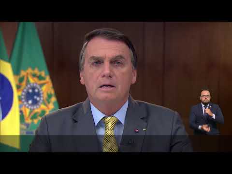 Pronunciamento do Presidente da República Jair Bolsonaro